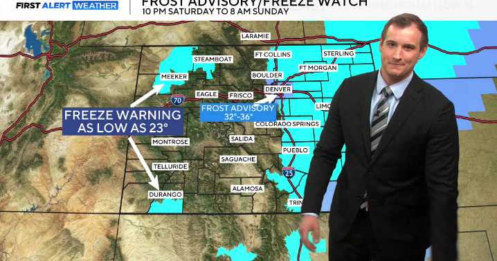 First frost and freeze of the season arrives across Colorado
