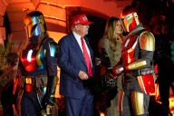 Trump hosts White House Halloween bash with superheroes and presidential lookalikes amid shutdown