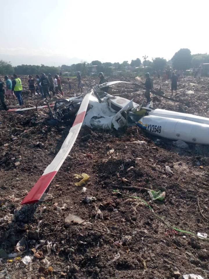 Al menos 2 muertos tras estrellarse helicóptero en Maracay