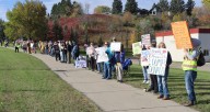 About 300 people participate in No Kings rally in Jamestown