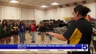 Valley high school marching bands preparing for...