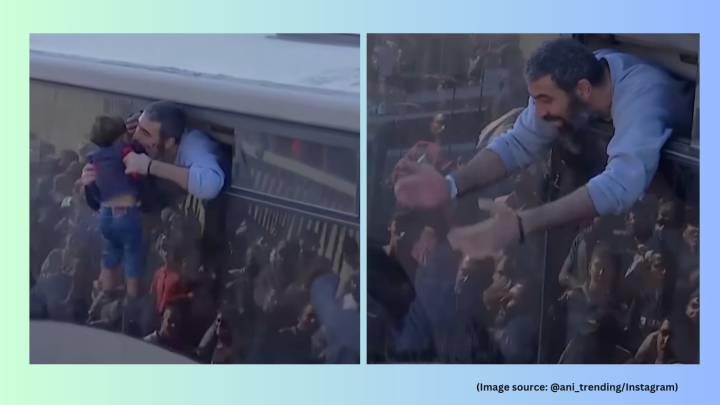 Watch: Freed Palestinian prisoner embraces his child for first time in 2 years as buses arrive in Gaza; video goes viral