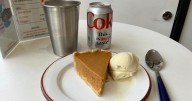 I tried an autumnal pie at a new retro American