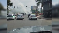 Fuga de gas de una pipa causa alerta en Circuito Interior; fue una falla mecánica