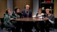 El Trump de James Austin Johnson culpó a una figura infame de arruinar sus posibilidades de aparecer a las puertas del firmamento.