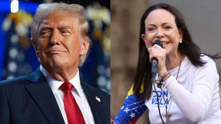 Donald Trump aseguró que María Corina Machado aceptó el Nobel de la Paz "en su honor"