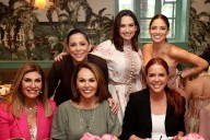 María Celeste Arrarás y Pamela Silva en evento en Miami