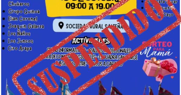 Se suspende la Tercera Exposición de Caballería en Salta por mal clima