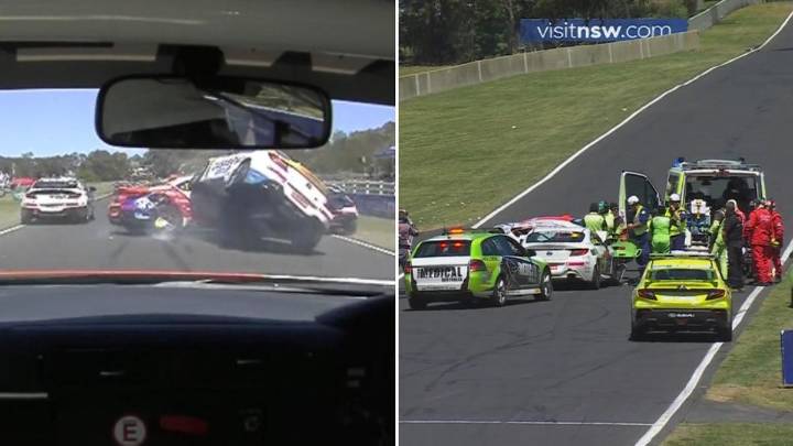 Toyota 86 Series at Bathurst abandoned after horrific crash as Clay Richards hospitalised in stable condition