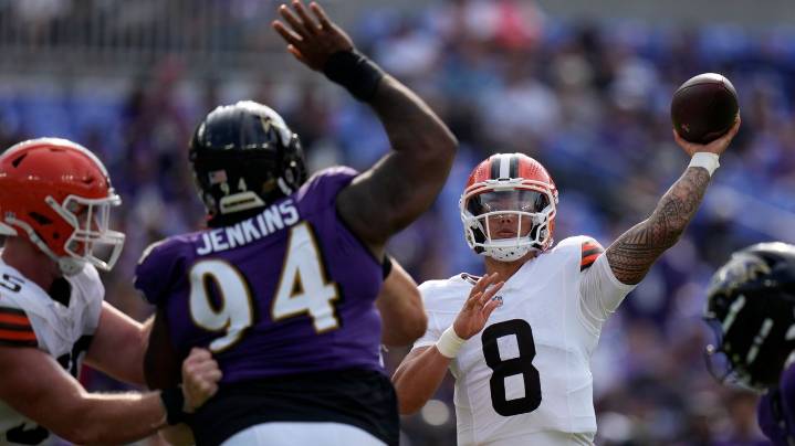 Rookie Dillon Gabriel selected as Browns starting QB after Joe Flacco is benched