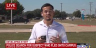 Police searching for suspect who first fled onto BPCC's campus
