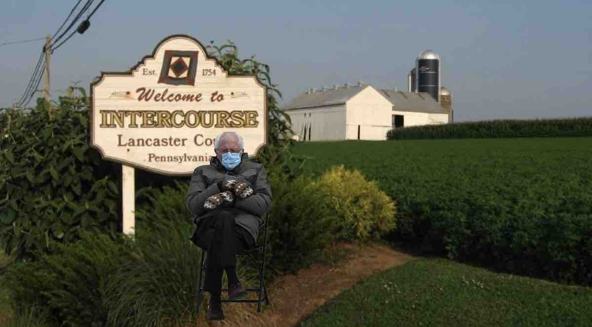 Bernie Sanders Spotted at Mennonite Locales Across North America