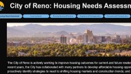 Reno launches housing needs dashboard; 15,000 units needed by 2035