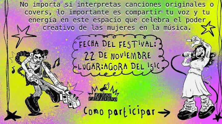 ¿Eres mujer y quieres hacer música? Festival Ruido Femenino abre convocatoria para su edición 2025