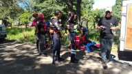 Rescatistas de Morelos relatan su labor en Veracruz tras el paso de Raymond