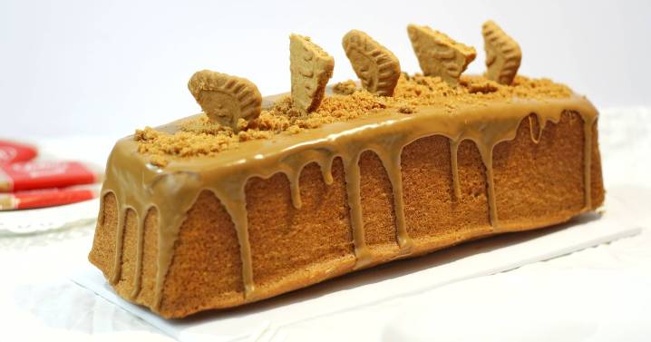 The Apprentice star tries three-ingredient Biscoff cake recipe and is blown away