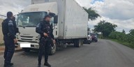 Recuperan camión de carga robado en Tlajomulco