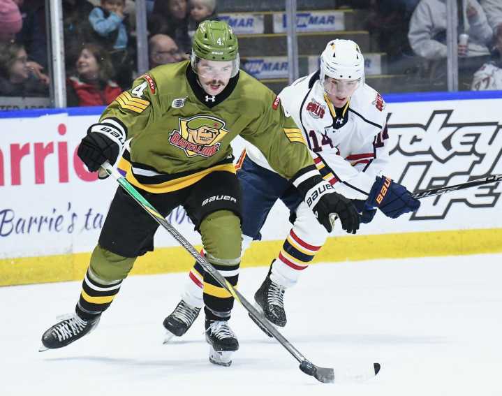 North Bay Battalion rally in third to beat Colts 4-3 in Barrie on Saturday night