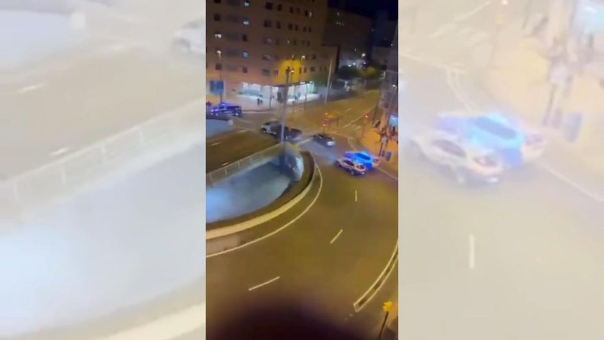 VÍDEO | Persecución de película en Zaragoza tras darse a la fuga el conductor de una camioneta