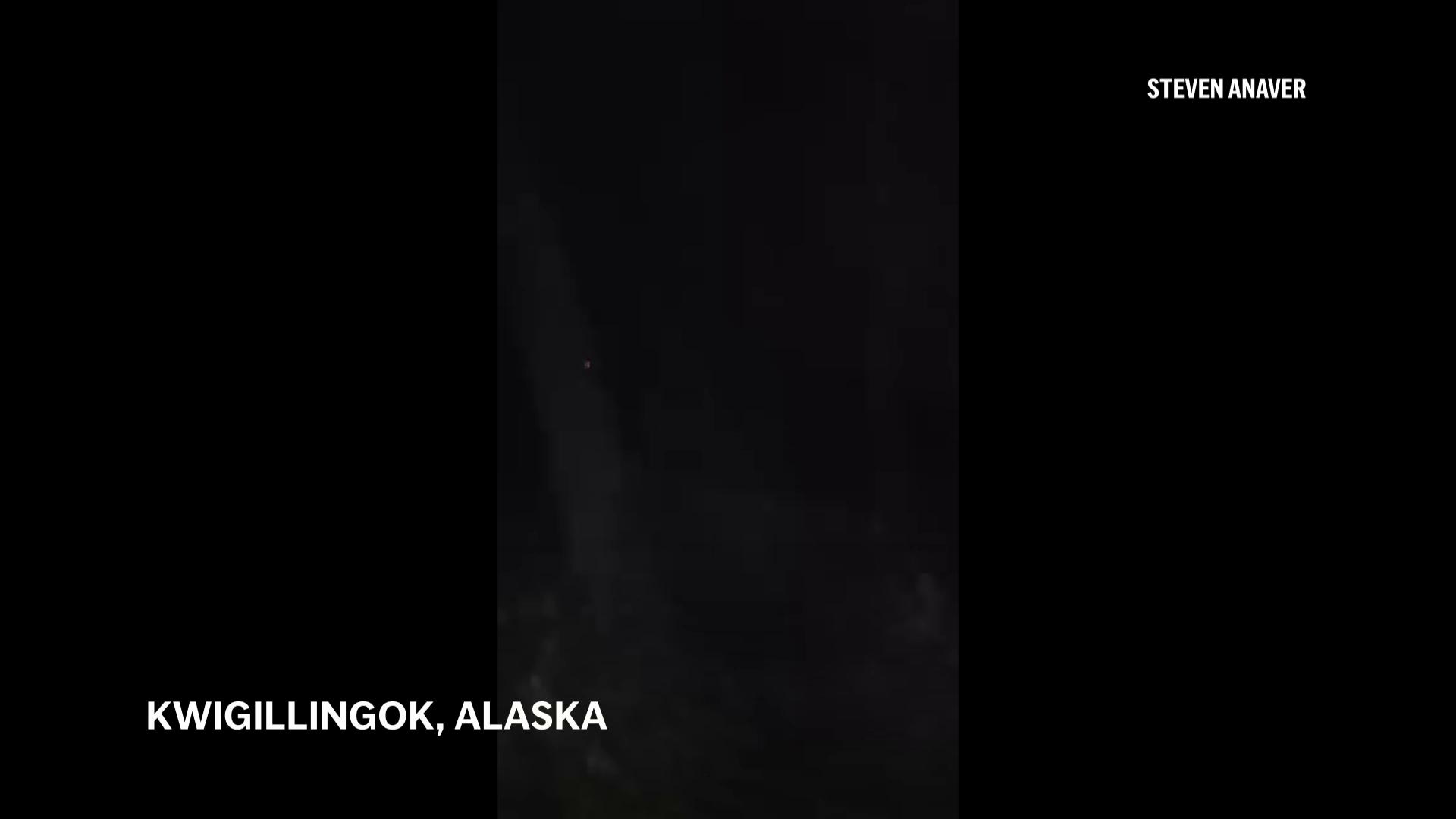 A man took videos as his home floated away in Alaska's torrential storms