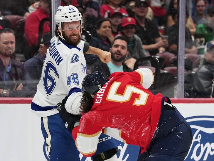 Lightning's Sabourin suspended for 4 games, Moser for 2