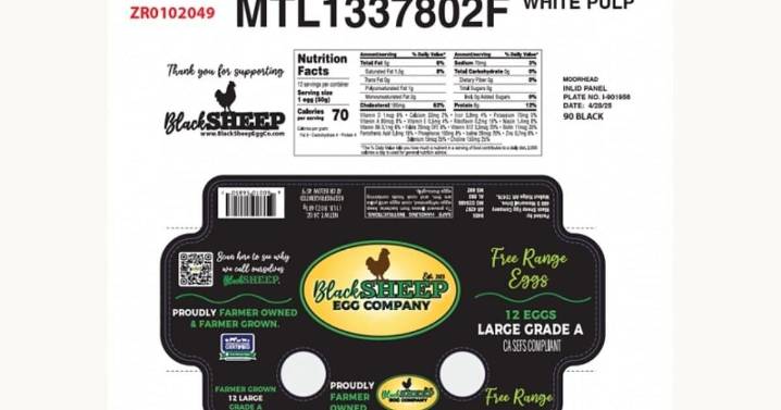 Over 6 Million Eggs Recalled After Salmonella Found, FDA Warns