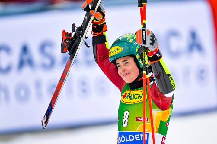 Austrian skier Scheib dominates World Cup season opener to beat runner