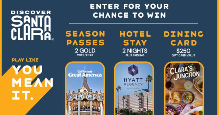 Win a weekend staycation and Discover Santa Clara®