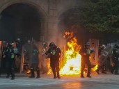 Marcha del 2 de octubre en CDMX: Reportan a 3 policías en estado delicado