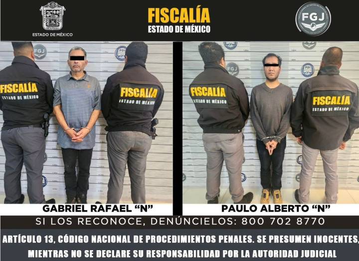 Rastros genéticos y videograbaciones vinculan a dos detenidos con desaparición de adolescente de 16 años en Naucalpan