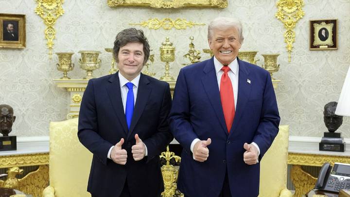 Milei aclaró que el apoyo de Trump es "hasta el 2027" y que el pedido electoral "fue un plus"