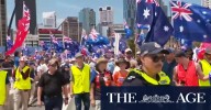Thousands gather for protest in Brisbane