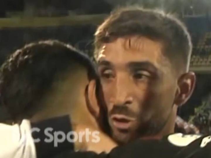 El hijo de Gustavo Costas lo encaró a Maxi Salas en un final caliente entre Racing y River: "Sos un desagradecido"