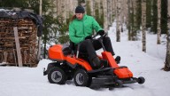 How To Remove The Snow From Your Yard With A Riding Lawn Mower (& If It's A Good Idea)
