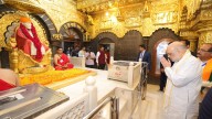 Union Home Minister Amit Shah Visits Shirdi, Offers Prayers At Saibaba Temple During Maharashtra Tour