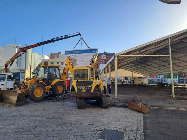 El fin de la Feria de la Tapa marca el inicio de las obras de la Plaza Mayor de Huelva