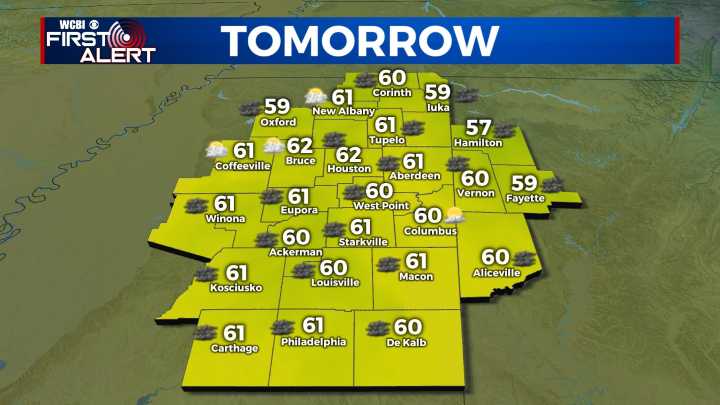 Drying out for end of week