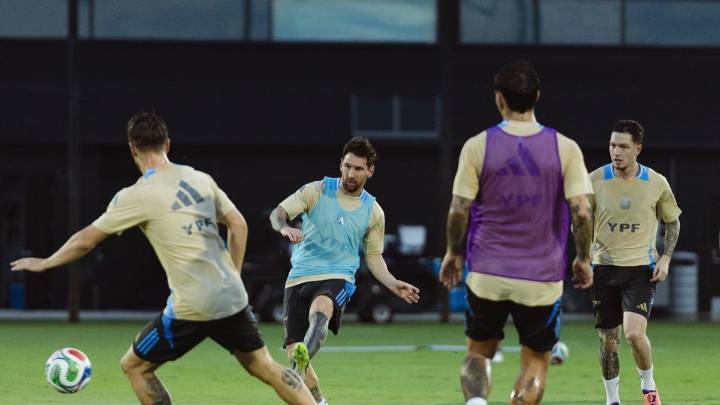La Selección argentina se enfrenta con Venezuela