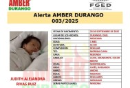 Roban a una bebé de un mes del Hospital Materno de Durango; activan Alerta Amber