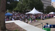 Hundreds gather to protest the Unborn Child Protection Act