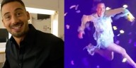 La reacción viral de Nico Occhiato por la arriesgada hazaña de Flor Jazmín en Fuerza Bruta