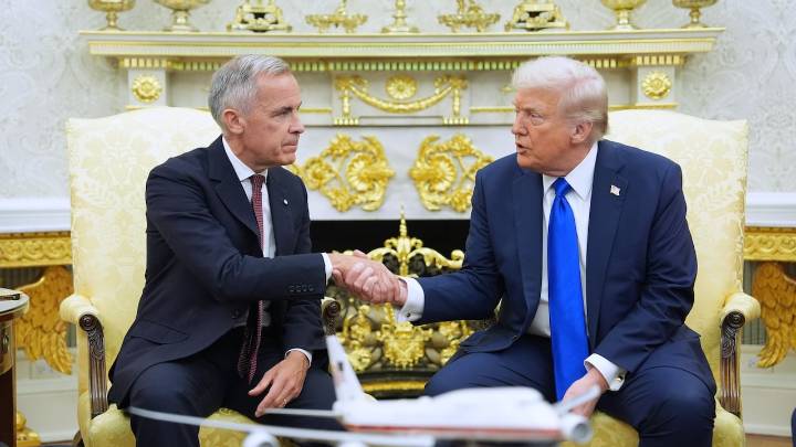 FULL EVENT | Carney, Trump take questions at 2nd Oval Office meeting