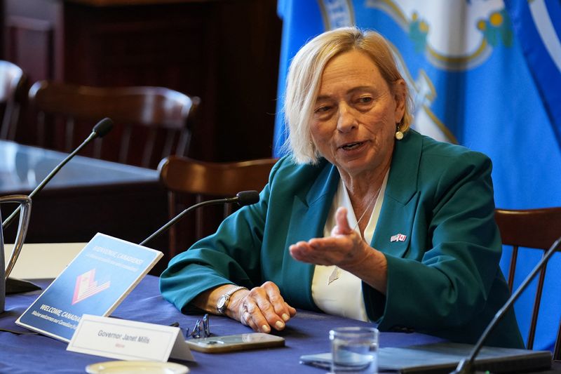 Democratic Maine Governor Janet Mills takes on US Senator Susan Collins