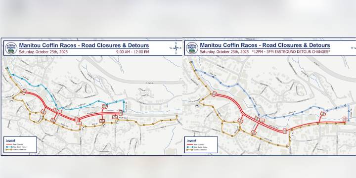 City of Manitou Springs announces road closures, schedule for 31st annual Emma Crawford Coffin Race