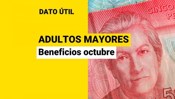 Adultos mayores podrán cobrar varios beneficios en octubre: ¿Qué pagos recibirán?