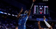 Yannick Nzosa, siete puntos en siete minutos ante el Real Madrid