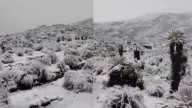 En fotos | Imponente nevada sorprendió a turistas en el Parque Nacional Natural El Cocuy