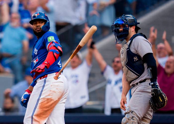 Serie Divisional Liga Americana, Azulejos derrotaron 13×7 a los Yankees y están arriba en la Serie 2