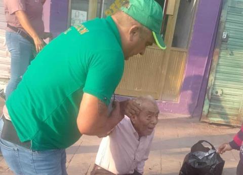 ATROPELLARON A UN ABUELITO