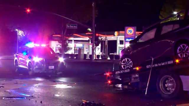 Suspect in Sacramento County pursuit crashes into bystander's vehicle
